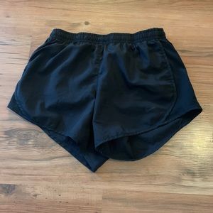 Girls Black Nike Shorts.